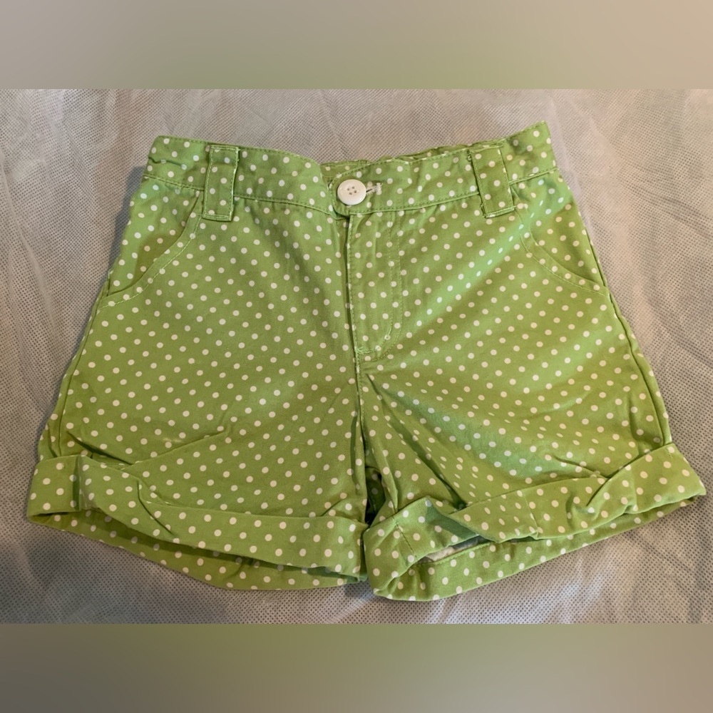 Gymboree Green Polka Dot Kids Shorts